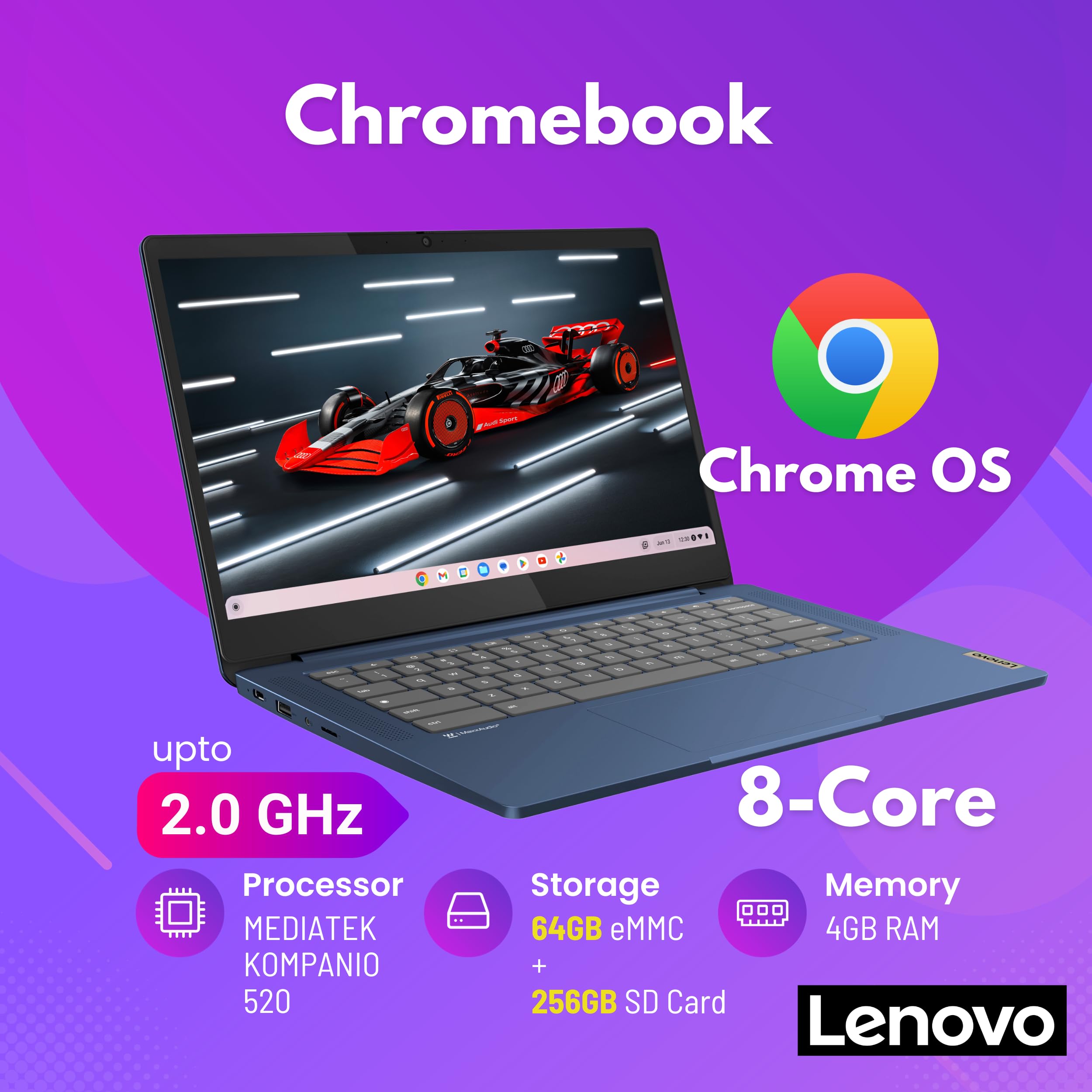 Amazon.com: Lenovo IdeaPad Slim 3 Chromebook 2023